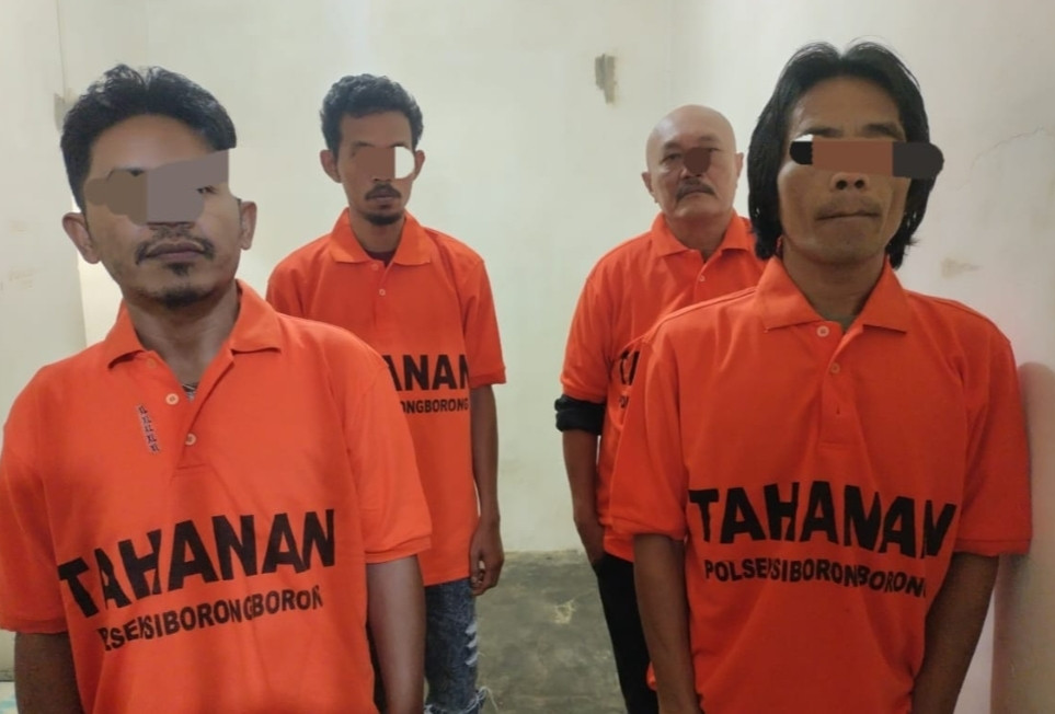 Empat Pelaku Pencuri Kerbau Ditangkap Polres Taput